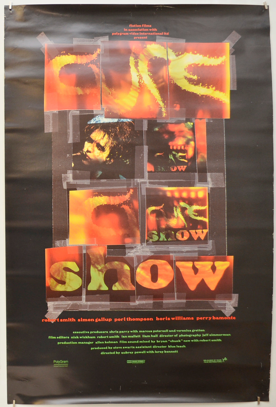 The Cure Show Original Double Crown Poster - Film Poster - Movie Poster