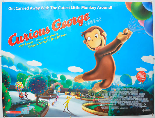 Curious George Original Quad Poster - Film Poster - Movie Poster