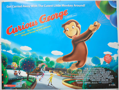 Curious George Original Quad Poster - Film Poster - Movie Poster