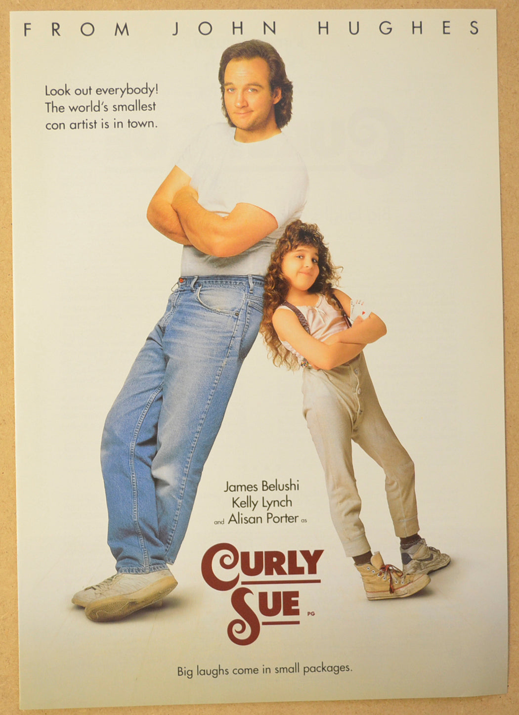 CURLY SUE Original Cinema Press Kit – Synopsis 