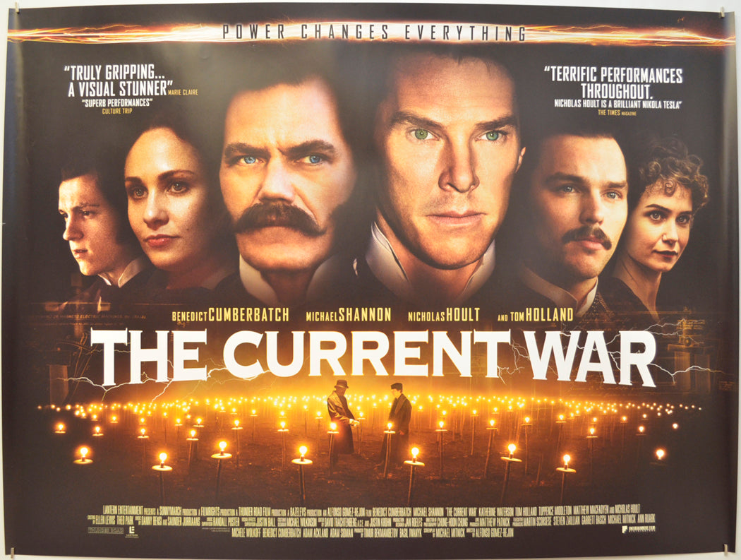 The Current War Original Quad Poster - Film Poster - Movie Poster