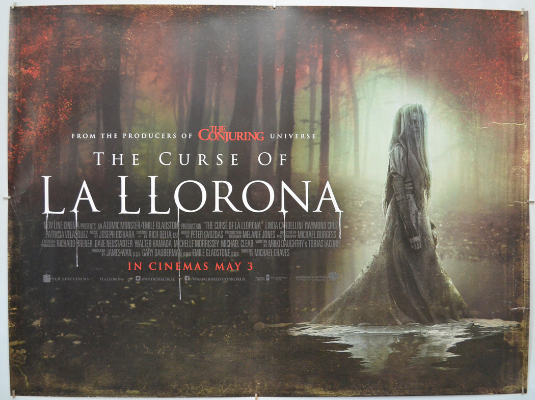 The Curse Of La Llorona  - Original Quad Poster - Film Poster - Movie Poster