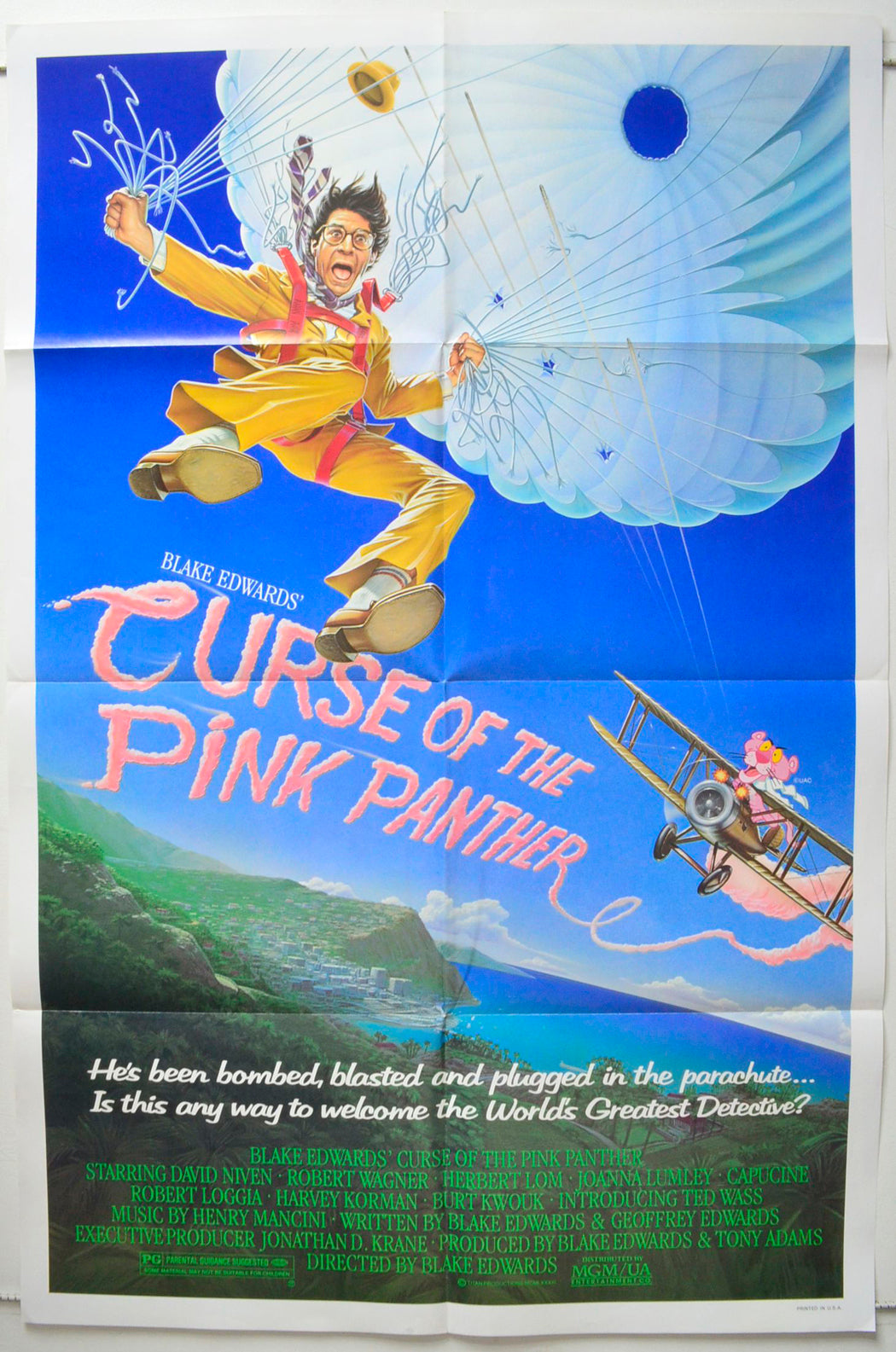 Curse Of The Pink Panther Original One Sheet Poster - Movie Poster