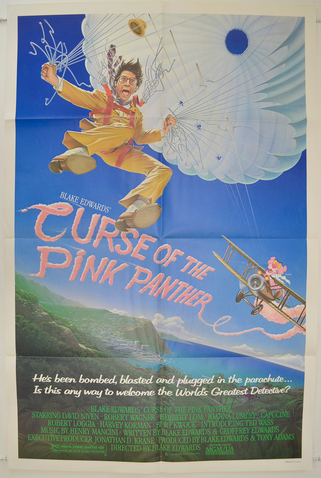 Curse Of The Pink Panther  Original One Sheet Poster - Film Poster - Movie Poster 