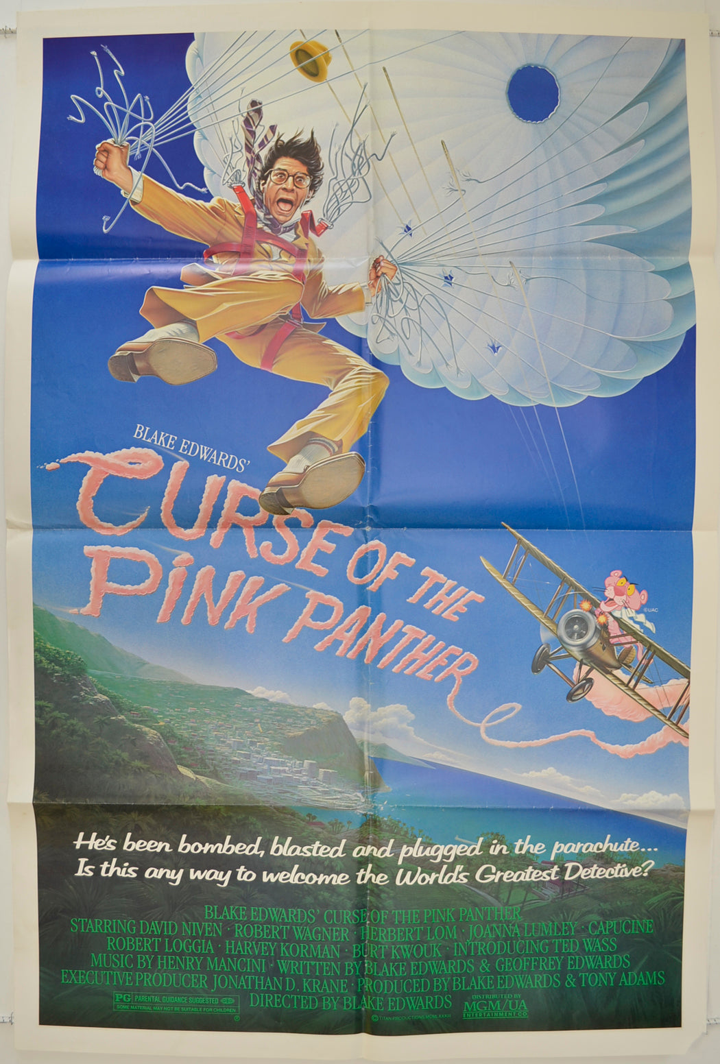 Curse Of The Pink Panther  Original One Sheet Poster - Film Poster - Movie Poster 