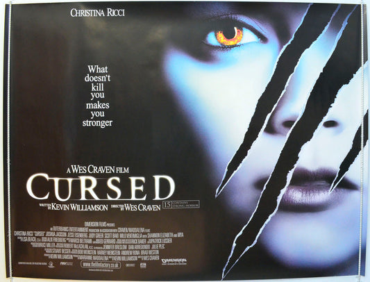 Cursed Original British Quad Poster - Film Poster - Movie Poster 