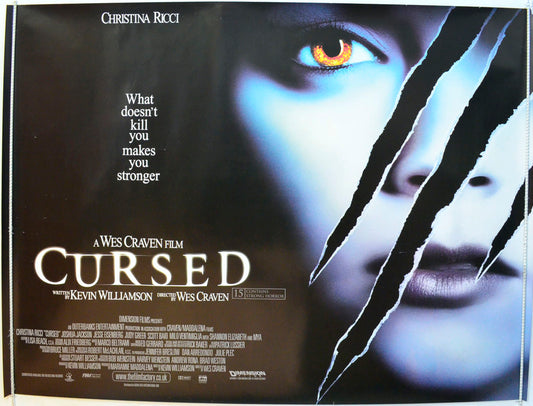 Cursed Original British Quad Poster - Film Poster - Movie Poster 