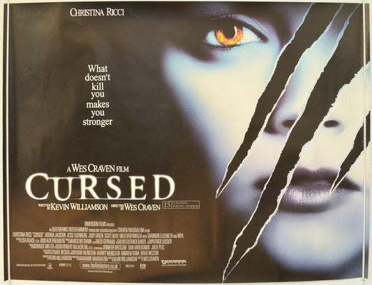 Cursed Original Quad Poster - Film Poster - Movie Poster  