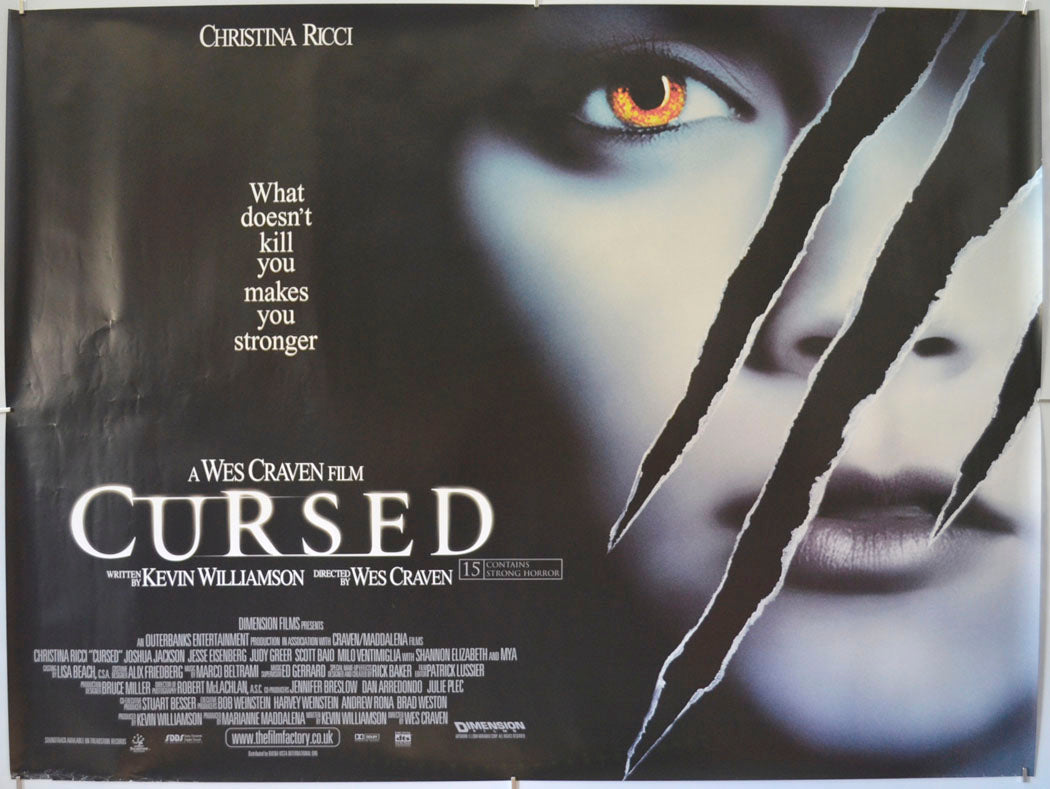 Cursed Original Quad Poster - Film Poster - Movie Poster