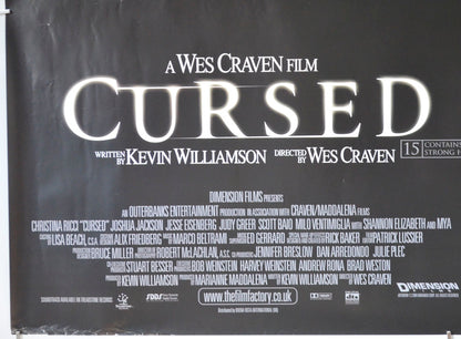 CURSED (Bottom Left) Cinema Quad Movie Poster 