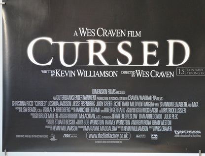 CURSED (Bottom Left) Cinema Quad Movie Poster 