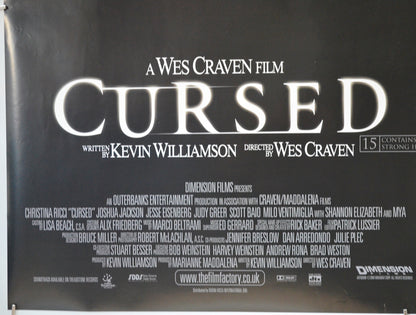 CURSED (Bottom Left) Cinema Quad Movie Poster 