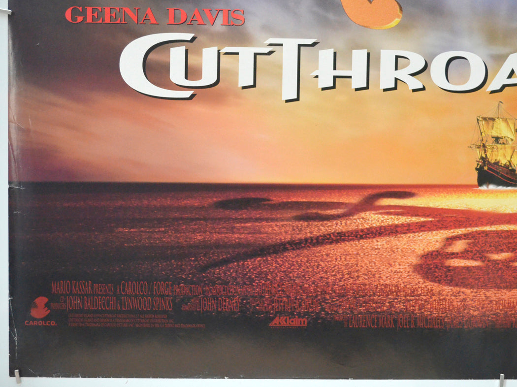 CUTTHROAT ISLAND (Bottom Left) Cinema Quad Movie Poster 