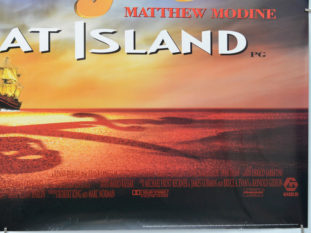 Cutthroat Island (Bottom Right) Cinema Quad Movie Poster 