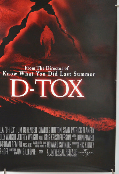 D-TOX (Bottom Right) Cinema One Sheet Movie Poster 