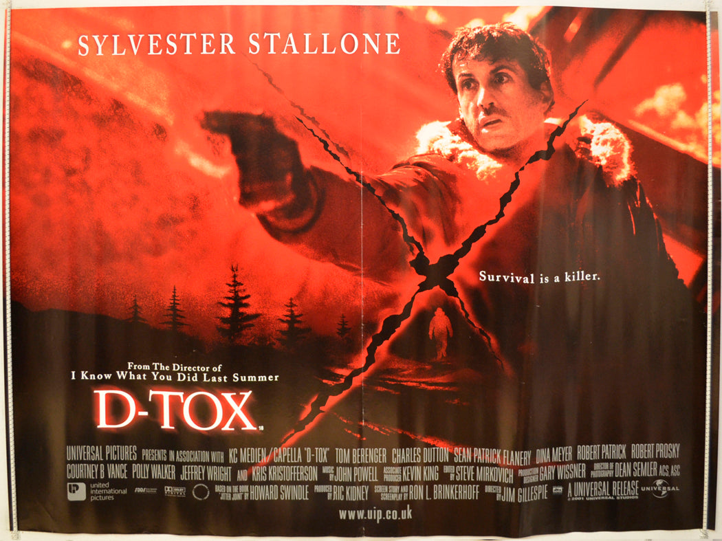 D-Tox  Original Quad Poster - Film Poster - Movie Poster 