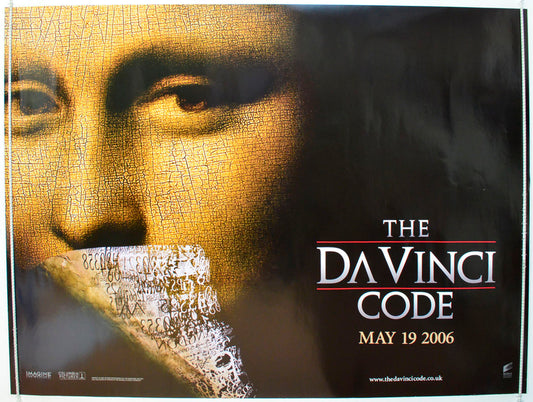 The Da Vinci Code   (Teaser / Advance Version) Original British Quad Poster - Film Poster - Movie Poster