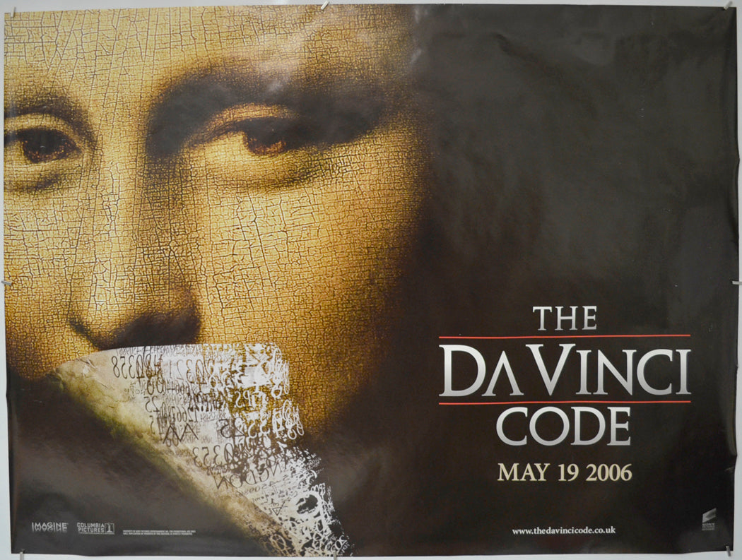 The Da Vinci Code  (Teaser / Advance Version) Original Quad Poster - Film Poster - Movie Poster