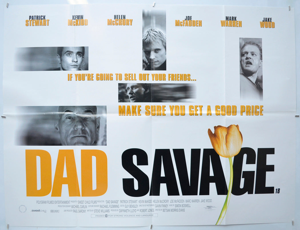 Dad Savage Original Quad Poster - Film Poster - Movie Poster