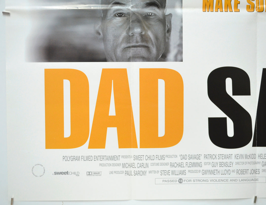 DAD SAVAGE (Bottom Left) Cinema Quad Movie Poster 