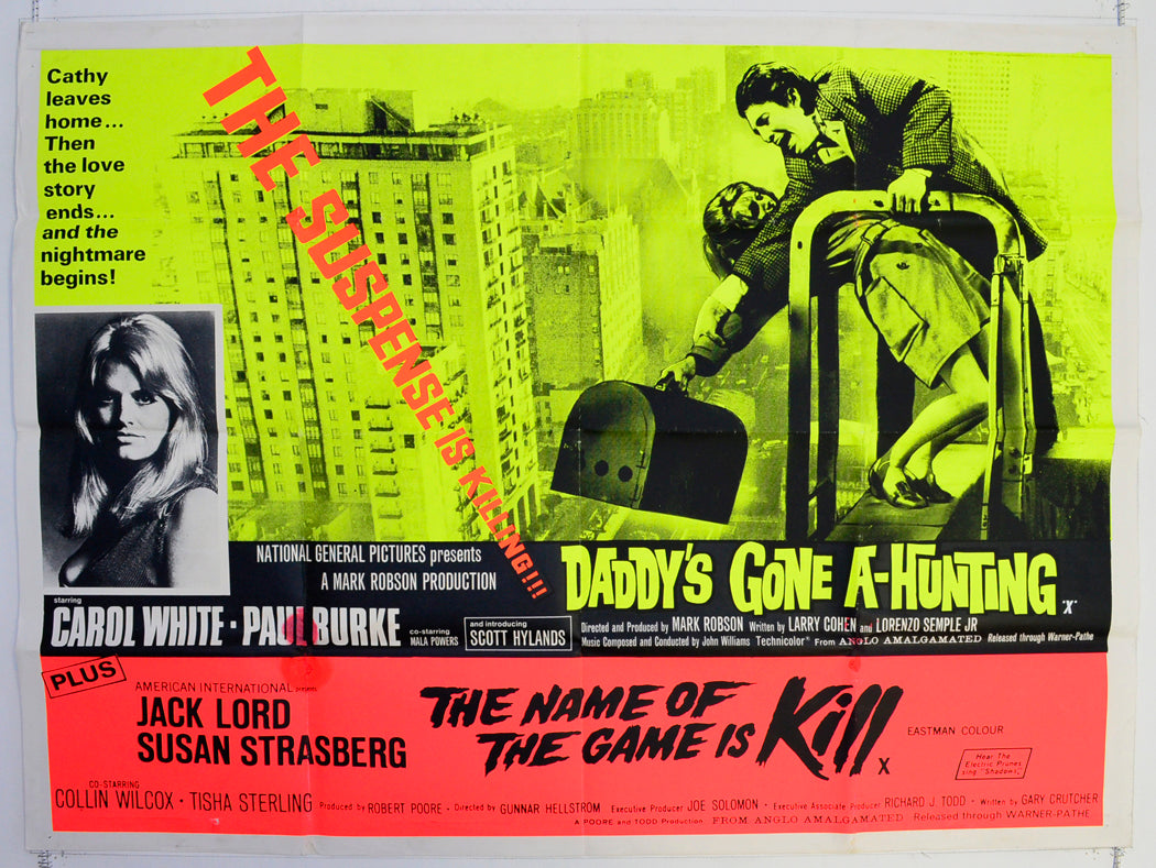 Daddy's Gone A Hunting  Original British Quad Poster - Film Poster - Movie Poster 