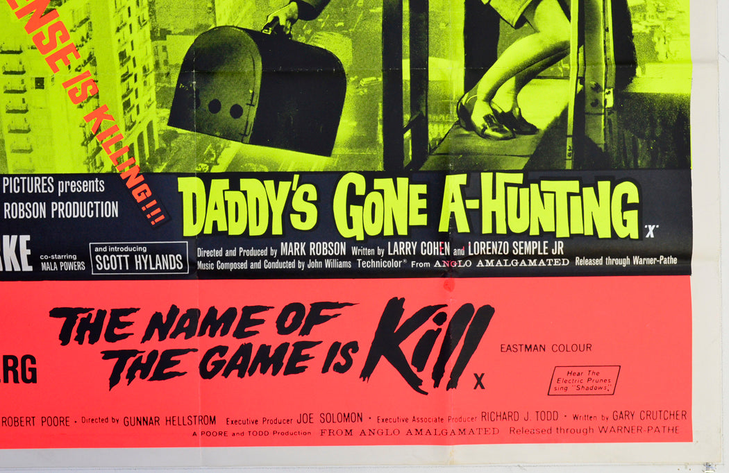 DADDY’S GONE A HUNTING (Bottom Right) Cinema Quad Movie Poster 