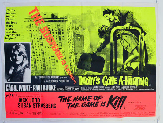 Daddy's Gone A Hunting  Original British Quad Poster - Film Poster - Movie Poster 