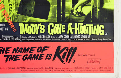 DADDY’S GONE A HUNTING (Bottom Right) Cinema Quad Movie Poster 