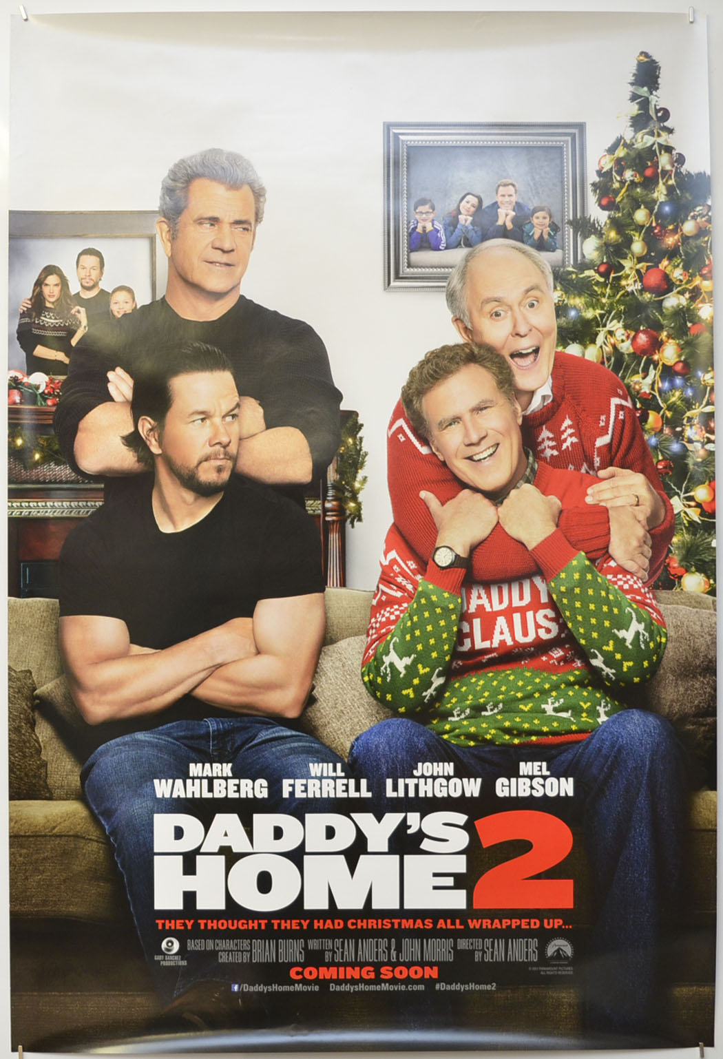 Daddy's Home 2 Original One Sheet Poster - Film Poster - Movie Poster