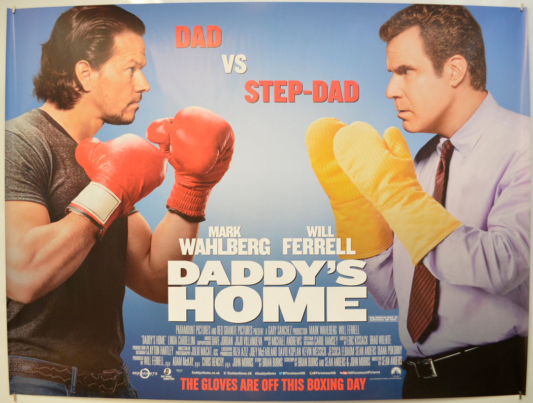 Daddy's Home  Original Quad Poster - Film Poster - Movie Poster