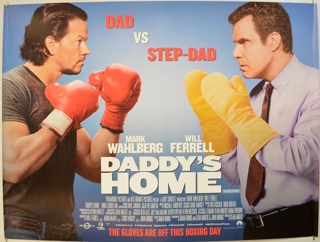 Daddy's Home  Original Quad Poster - Film Poster - Movie Poster