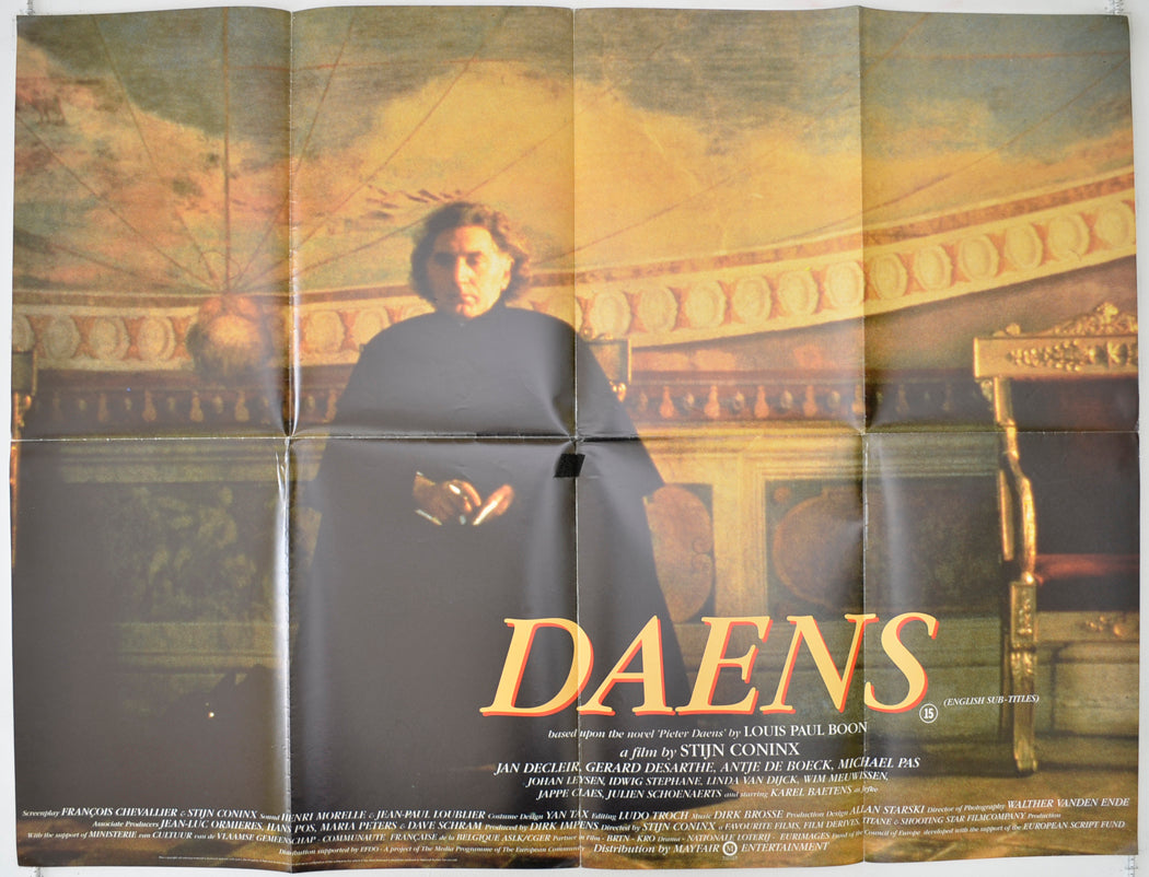 Daens  (a.k.a. Priest Daens)   Original Quad Poster - Film Poster - Movie Poster 