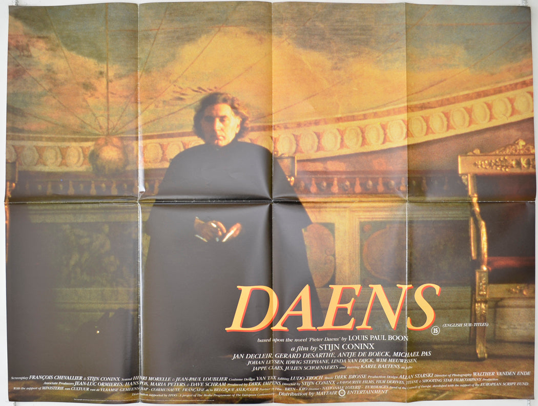 Daens  (a.k.a. Priest Daens)   Original Quad Poster - Film Poster - Movie Poster 