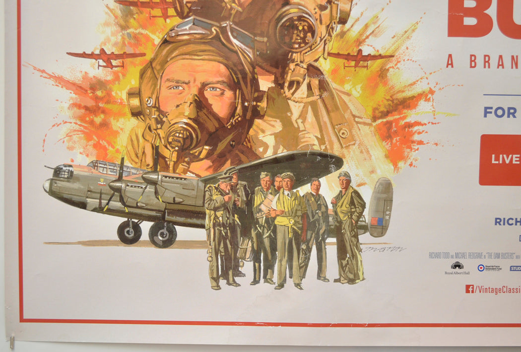 THE DAM BUSTERS (Bottom Left) Cinema Quad Movie Poster 