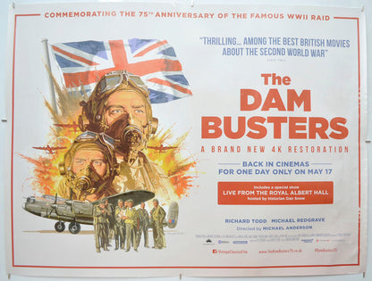 The Dam Busters  Original Quad Poster - Film Poster - Movie Poster