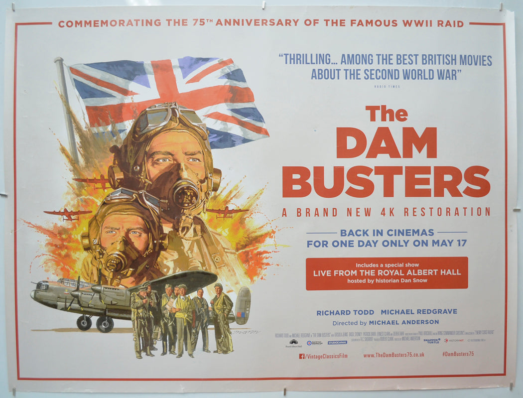 The Dam Busters - Original Quad Poster - Film Poster - Movie Poster