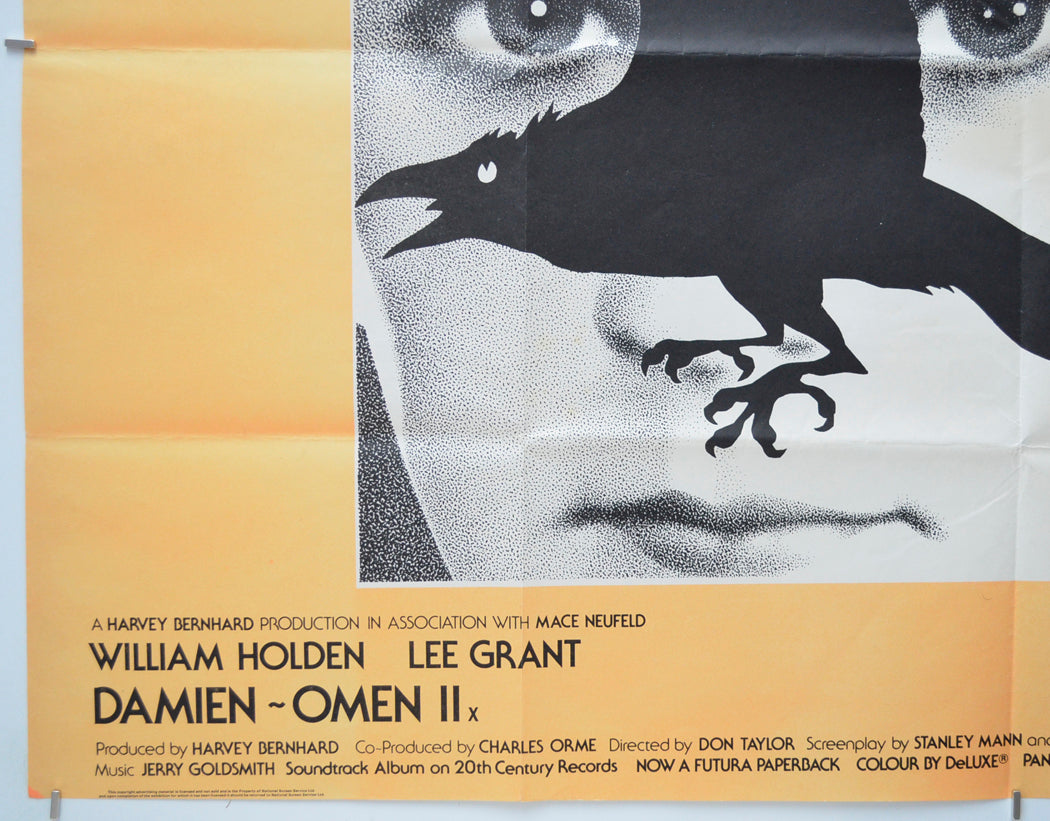 DAMIEN : OMEN II (Bottom Left) Cinema Quad Movie Poster 