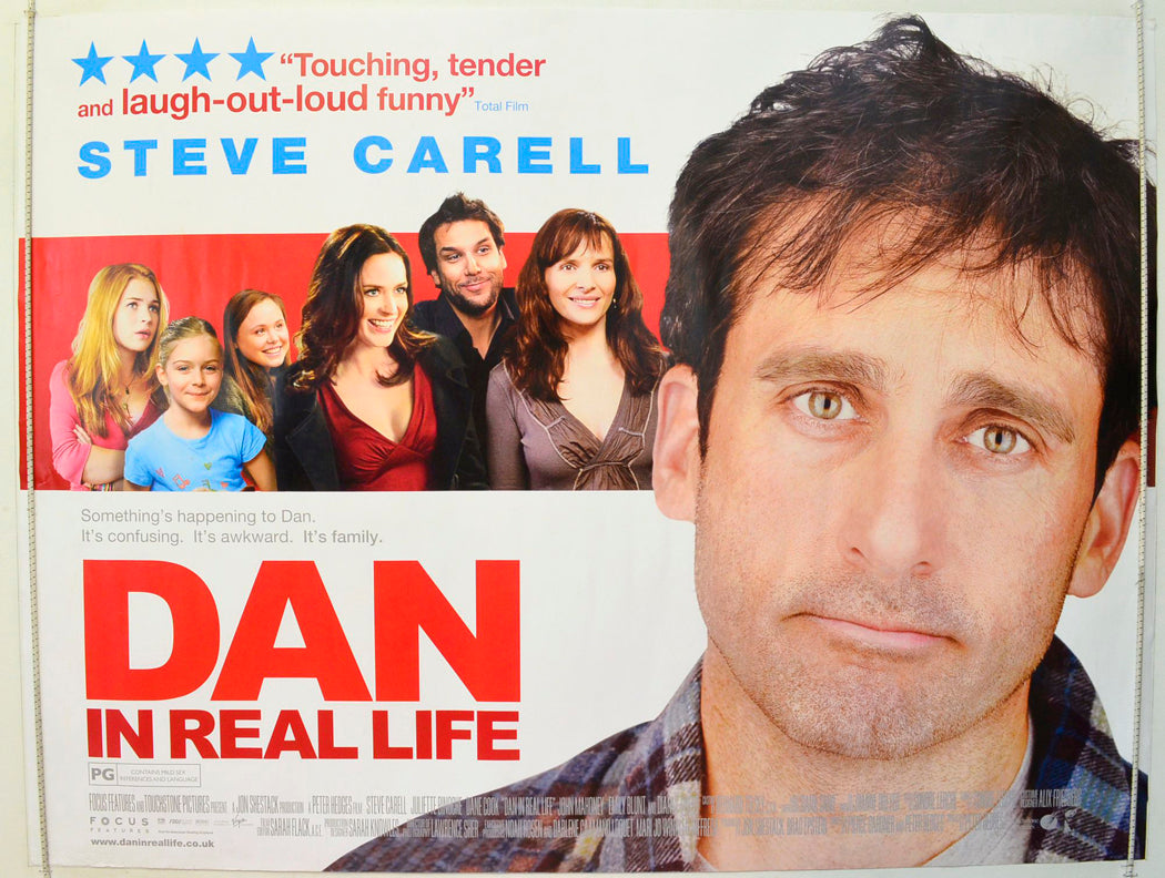 Dan In Real Life  Original British Quad Poster - Film Poster - Movie Poster