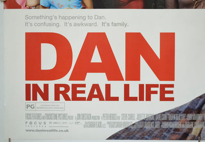 DAN IN REAL LIFE (Bottom Left) Cinema Quad Movie Poster 