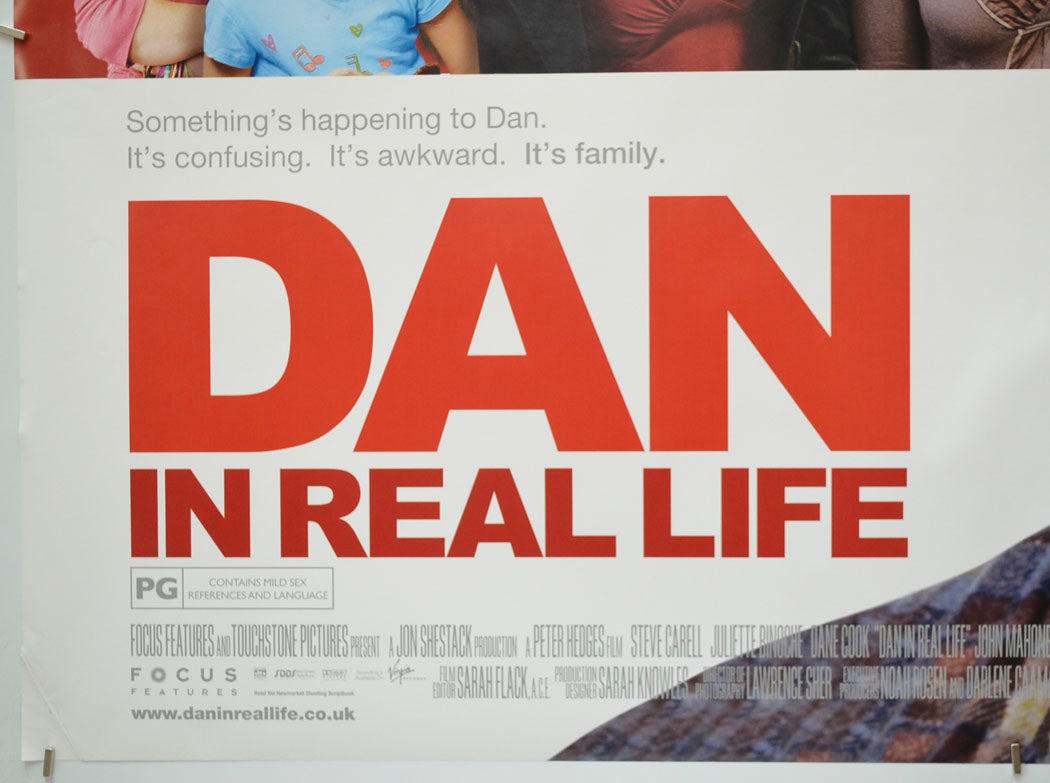 DAN IN REAL LIFE (Bottom Left) Cinema Quad Movie Poster 