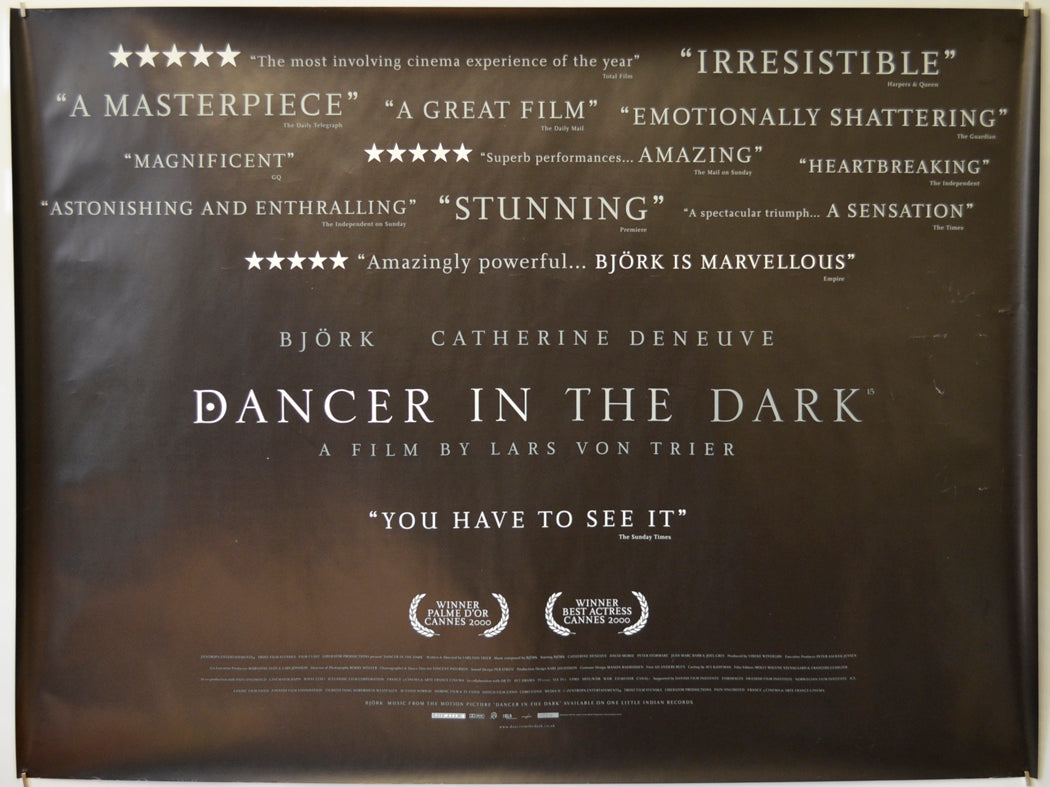 Dancer In The Dark Original Quad Poster - Film Poster - Movie Poster  