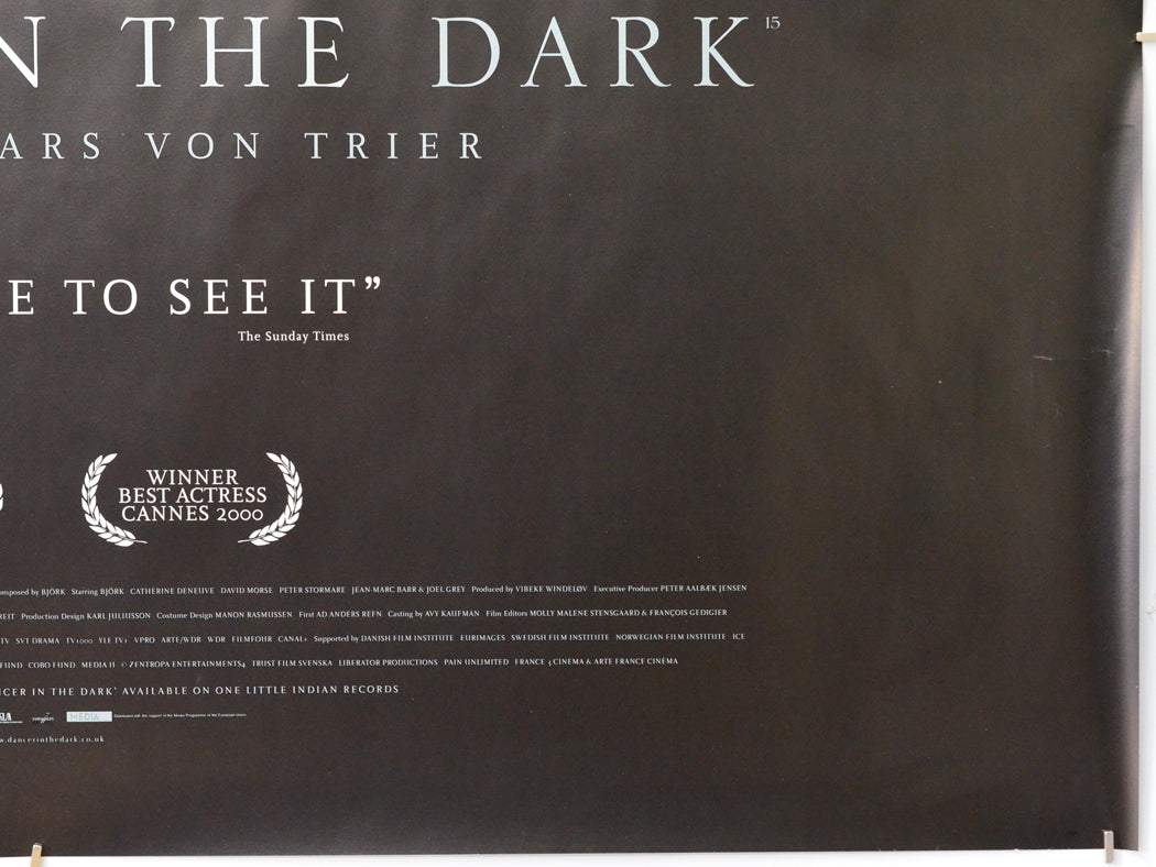 Dancer In The Dark (Bottom Right) Cinema Quad Movie Poster 