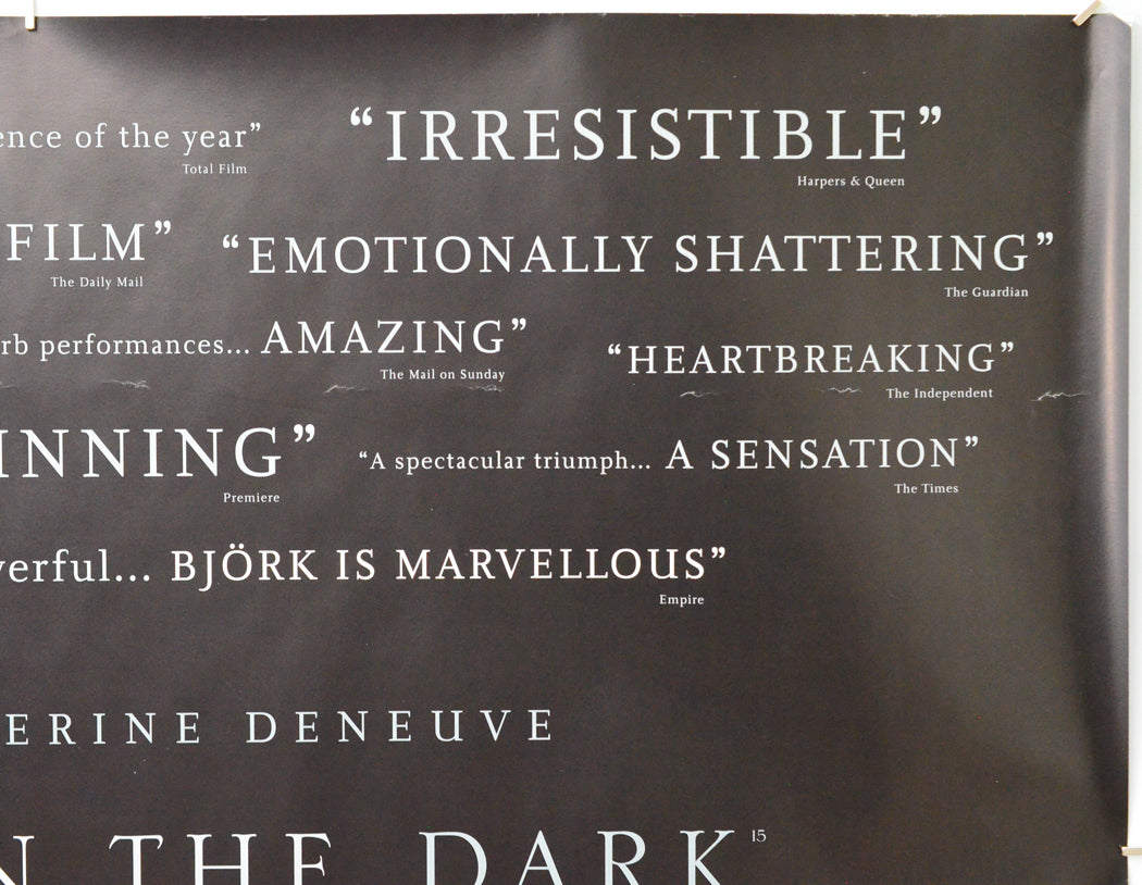 Dancer In The Dark (Top Right) Cinema Quad Movie Poster 