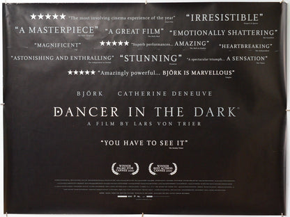 Dancer In The Dark - Original Quad Poster - Film Poster - Movie Poster