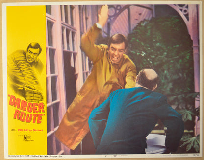 DANGER ROUTE (Card 2) Cinema Lobby Card Set 