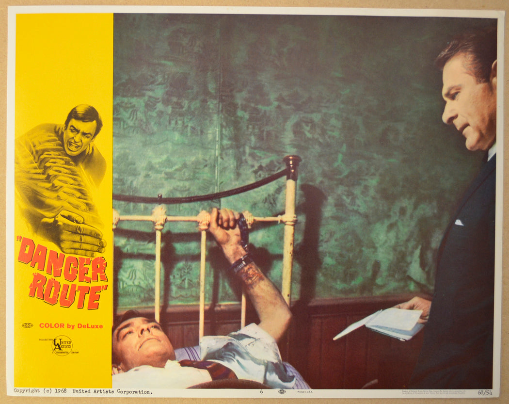 DANGER ROUTE (Card 6) Cinema Lobby Card Set 