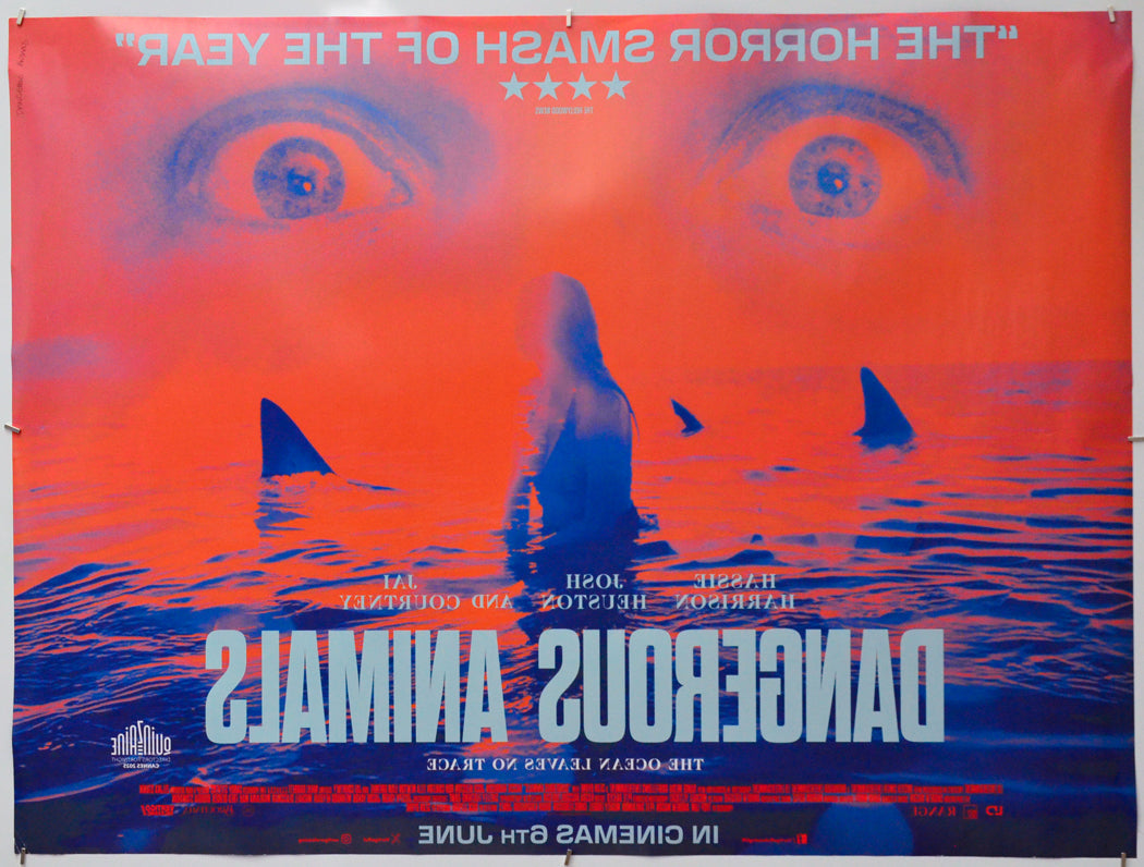 Dangerous Animals (Back) Cinema Quad Movie Poster 