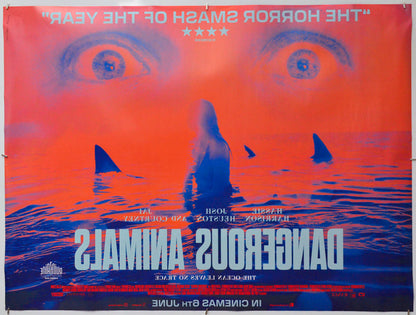Dangerous Animals (Back) Cinema Quad Movie Poster 