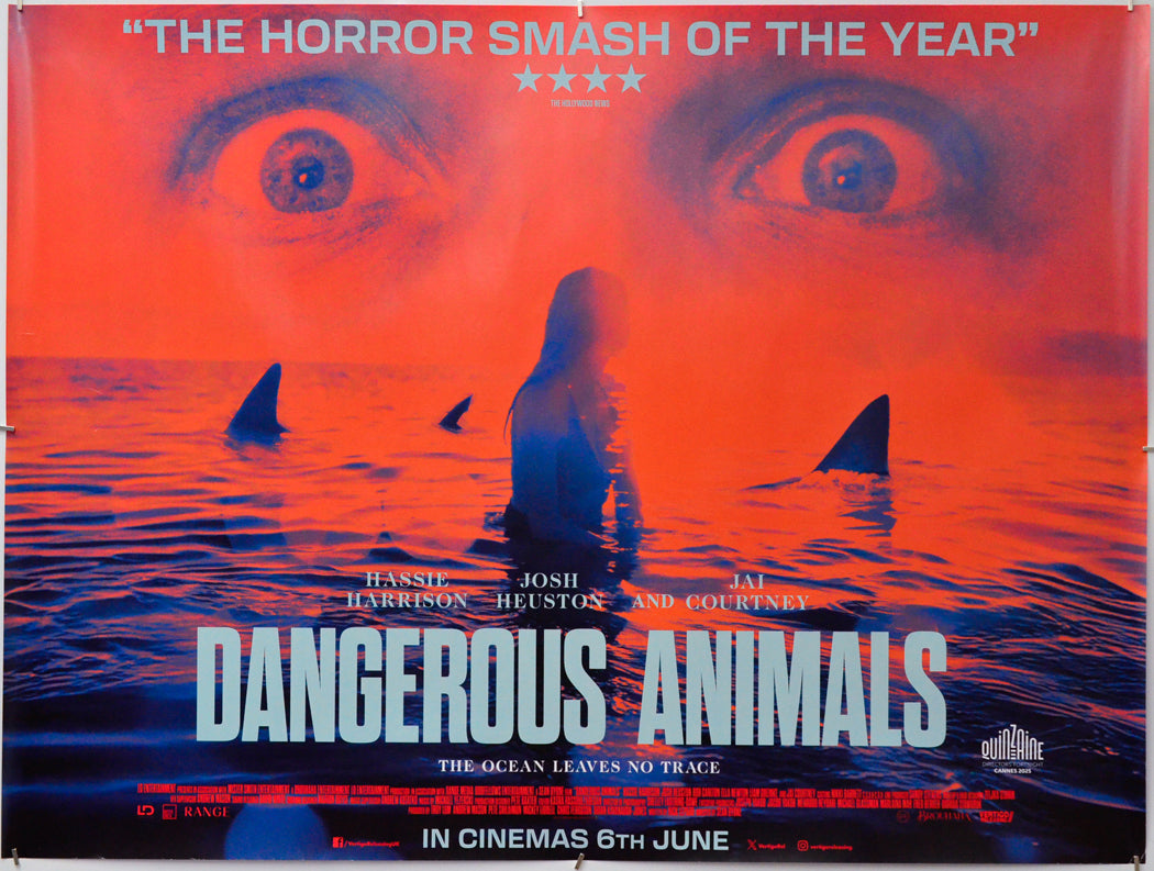 Dangerous Animals - Original Quad Poster - Film Poster - Movie Poster