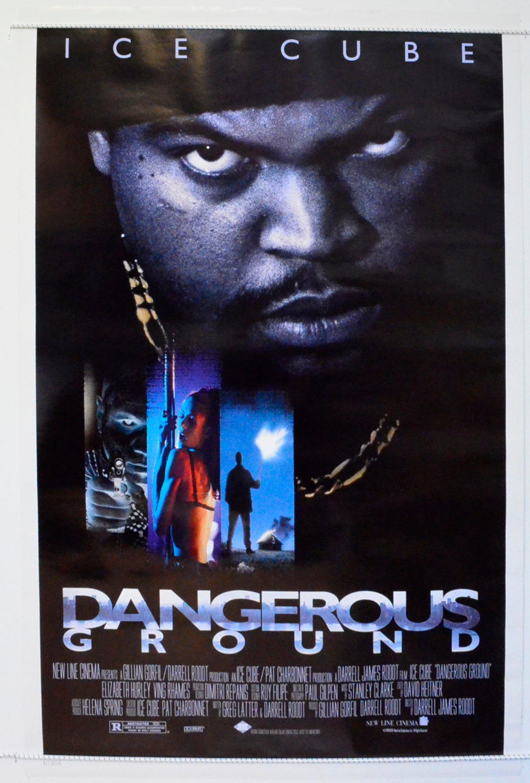 Dangerous Ground  Original One Sheet Poster - Film Poster - Movie Poster 